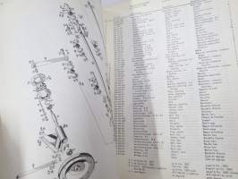 Massey-Ferguson Mähdrescher 86 Ersatzteil-Liste (leikkuupuimuri) -Parts book / varaosaluettelo