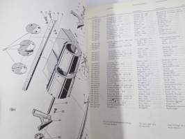 Massey-Ferguson Mähdrescher 186 Ersatzteil-Liste 1969 (leikkuupuimuri) -Parts book / varaosaluettelo