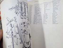 Massey-Ferguson Mähdrescher 87 Ersatzteil-Liste 1966 + Ändrungsmitteilung 1967 (leikkuupuimuri) -Parts Book / varaosaluettelo + muutokset