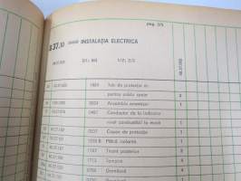 UTB - Universal 350 Special, 500 Special, 530 tractor Spare Parts Catalogue - Catalogul pieselor de schimb -varaosaluettelo