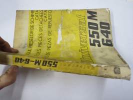 UTB - Universal 550 M, 640 tractor Spare Parts Catalogue - Catalogul pieselor de schimb -varaosaluettelo