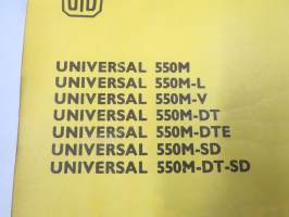 UTB - Universal 550 M, 640 tractor Spare Parts Catalogue - Catalogul pieselor de schimb -varaosaluettelo