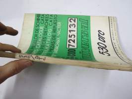 UTB - Universal 530 DTC tractor (nr 725132) Spare Parts Catalogue - Catalogul pieselor de schimb -varaosaluettelo