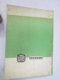 UTB - Universal 530 DTC tractor (nr 725132) Spare Parts Catalogue - Catalogul pieselor de schimb -varaosaluettelo