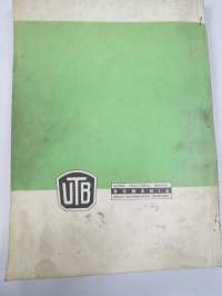 UTB - Universal 640 DTC tractor (nr 825207) Spare Parts Catalogue - Catalogul pieselor de schimb -varaosaluettelo