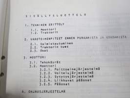 Kubota-traktorit L 185, L 245  -traktori, korjausohjekirja