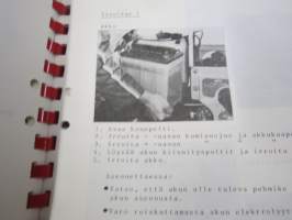 Kubota B5100, B7100  -traktori, korjaukäsikirja