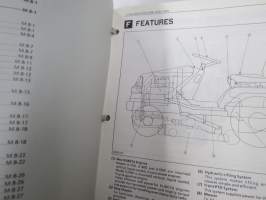 Kubota G1700, G1800, G1900, G2000 -traktori, korjaukäsikirja