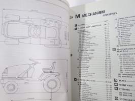 Kubota G1700, G1800, G1900, G2000 -traktori, korjaukäsikirja