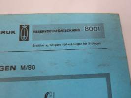 Överum Buren M/80 - B 387 G / C 698 HL -varaosaluettelo