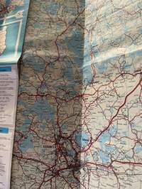 Suomen tiekartta 3 1:200 000 Maanmittaushallitus 1970