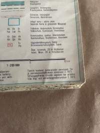 Suomen tiekartta 3 1:200 000 Maanmittaushallitus 1973