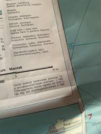 Suomen tiekartta 4 1:200 000 Maanmittaushallitus 1968