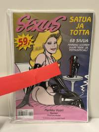 Sexus sarjakuvalehti alkuperäismuovissa.