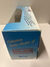 Neuvostoajan metalliauto 1/43 mitoissa. Edelleen alkuperäispakkauksessa.