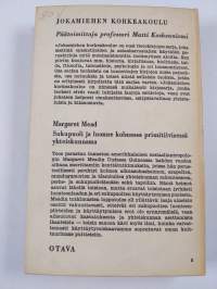 Sukupuoli ja luonne kolmessa primitiivisessä yhteiskunnassa