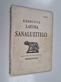 Exercitia latina Sanaluettelo