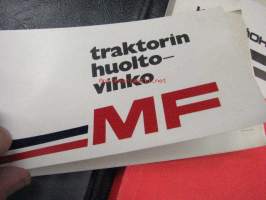Massey Ferguson 275 / 275-4 traktori -käyttöohjekirja, sis erillisen osuuden nelivedolle + varaosakuvasto