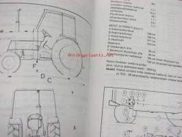 Massey Ferguson 275 / 275-4 traktori -käyttöohjekirja, sis erillisen osuuden nelivedolle + varaosakuvasto