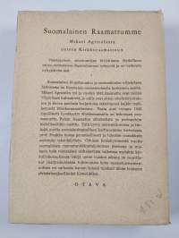Suomalainen Raamattumme : Mikael Agricolasta uuteen kirkkoraamattuun