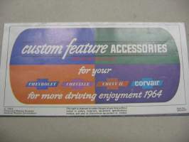 Chevrolet Custom Feature Accessories 1964 -myyntiesite
