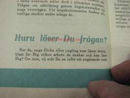 När skolan sluter börjar livet... studielån, livförsäkring -Liv-Suomi esite