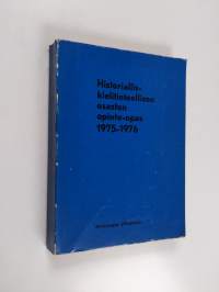 Historiallis-kielitieteellisen osaston opinto-opas 1975-1976