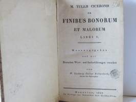 M. Tullii Ciceronis de Finibus Bonorum et Malorum