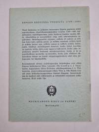 Espoon kronikka vuosilta 1749-1801