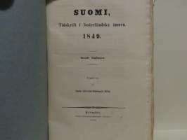 Suomi, Tidskrift i fosterländska ämnen 1849