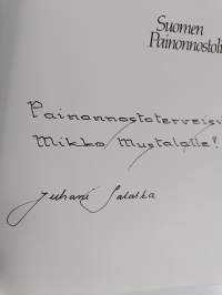 Raskasta rautaa : Suomen painonnostoliitto 50 vuotta 1934-1984 (signeerattu, tekijän omiste)