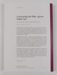 Governing the blue-green Baltic Sea : societal challenges of marine eutrophication prevention