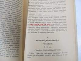 Aine- ja oikeinkirjoitusneuvoja oppikoululaisille ja seminaarilaisille