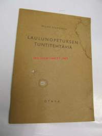 Laulunopetuksen tuntitehtäviä