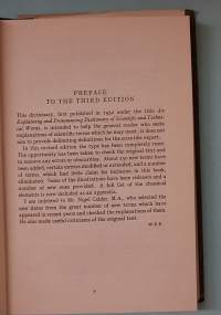 An Elementary Scientific and Technical Dictionary.  ( Hakuteos, tekniikka