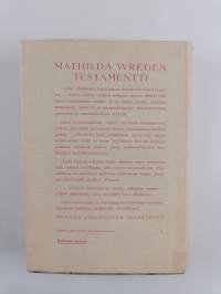 Mathilda Wreden testamentti