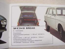 Peugeot 204, 304, 404, 504 1975 -myyntiesite