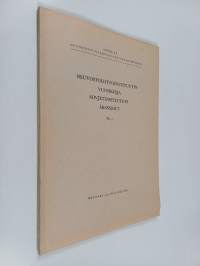 Neuvostoliittoinstituutin vuosikirja No 1 - Sovjetinstitutets årsskrift