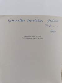Sonagrammimittauksia vatjan /e̮/-vokaalin formanteista (signeerattu, tekijän omiste)