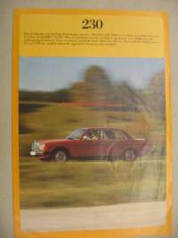 Mercedes-Benz 230 1978 -myyntiesite ruotsiksi