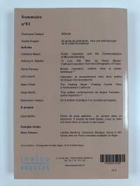 Le poete et l&#039;inspiration : cahiers de litterature orale 2017, no. 81