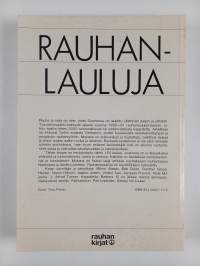 Rauhanlauluja : suomalaisia rauhanaiheisia ja sodanvastaisia lauluja vuosilta 1701-1981
