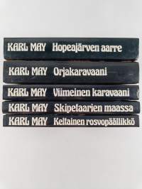 Karl May -paketti (5kirjaa) : Hopeajärven aarre ; Skipetaarien maassa ; Keltainen rosvopäällikkö ; Viimeinen karavaani ; Orjakaravaani