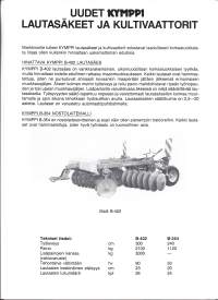 Kymppi lautasäkeet ja kultivaattorit   - tuote-esite   2 sivua