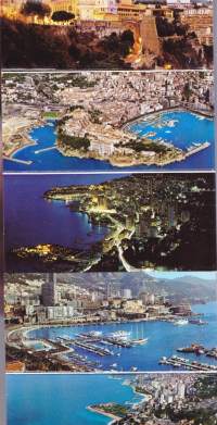 Monaco - Monte Carlo - Haitarivalokuva-albumi/Matkailuesite, 21 värikuvaa.