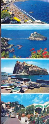 Ischia - Haitarivalokuva-albumi/Matkailuesite, 19 värikuvaa.