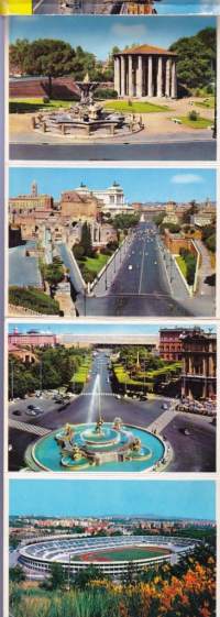 Roma/Rooma - Haitarivalokuva-albumi/Matkailuesite, 19 värikuvaa.