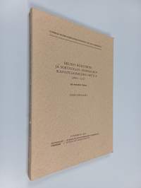 Bruno Boxström ja Sortavalan seminaarin kasvatusaineiden opetus 1882-1917 (signeerattu, tekijän omiste)