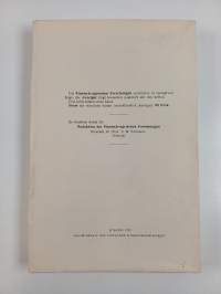 Finnisch-Ugrische Forschungen - Zeitschrift für finnisch-ugrische Sprach- und Volkskunde Band 23, heft 1-3