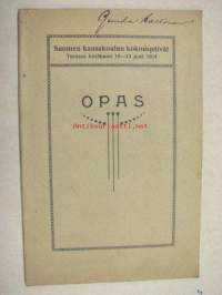 Suomen kansakoulun kokouspäivät Turussa kesäkuun 10-13 p:nä 1914 - Opas